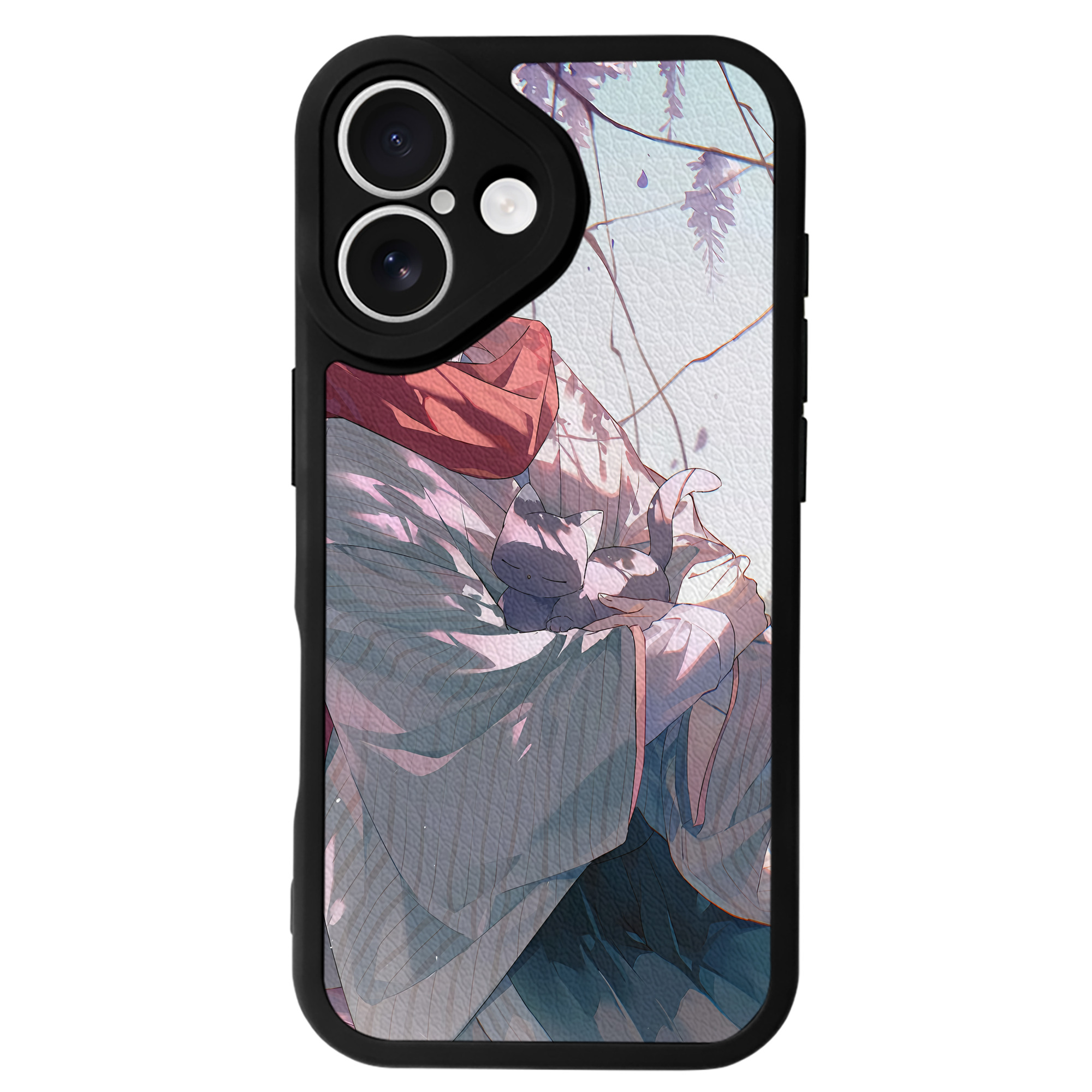（画像用） 文豪ストレイドッグス Bungo Stray Dogs 【iPhone 16シリーズ対応】シリコンスマホケース（レザー調） 材質：シリコン